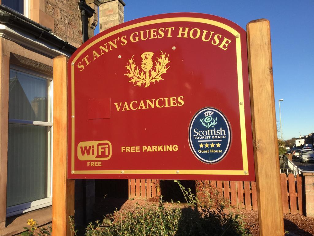 St Ann’s Guest House Inverness Exterior foto